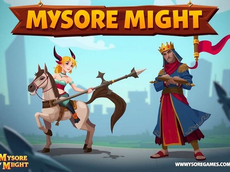 Mysore Might - Epic Indian Warfare Game Mysore Might Game Banner